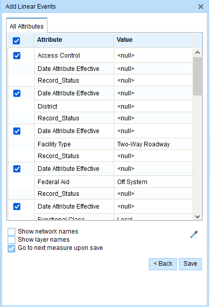 Attribute set Attribute set